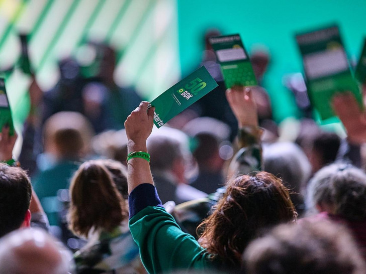 Abstimmung auf Grünen-Parteitag (Archiv)
