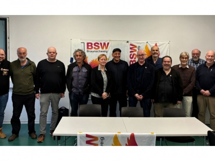 Die Kandidaten des BSW für die Kommunalwahl.