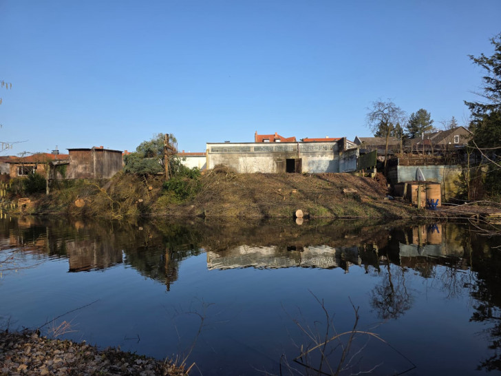 An der Oker an Lindener Straße tut sich was.