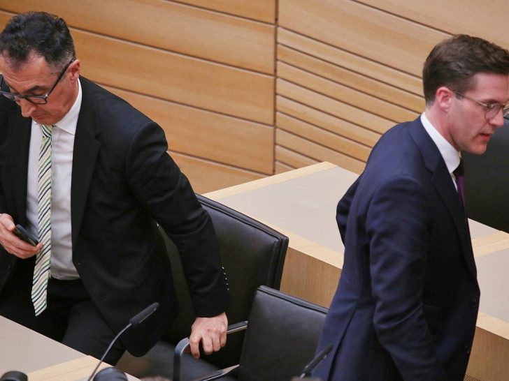 Cem Özdemir und Manuel Hagel am 08.03.2026