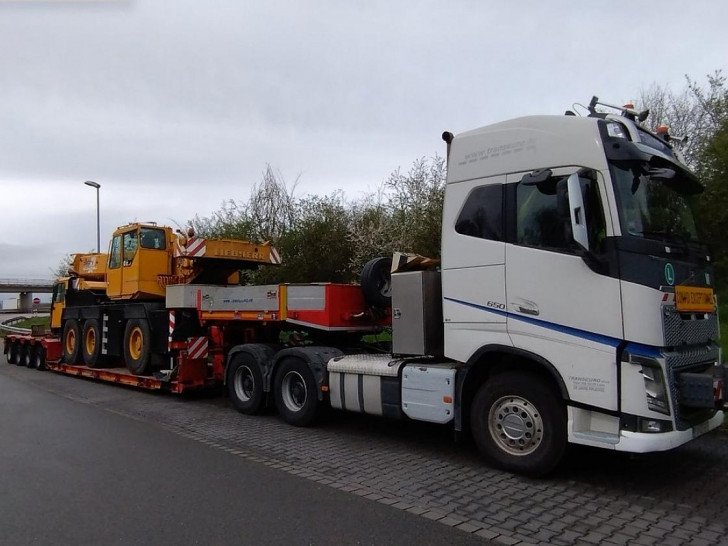 Massiv überladener Sattelzug gestoppt (Archiv)