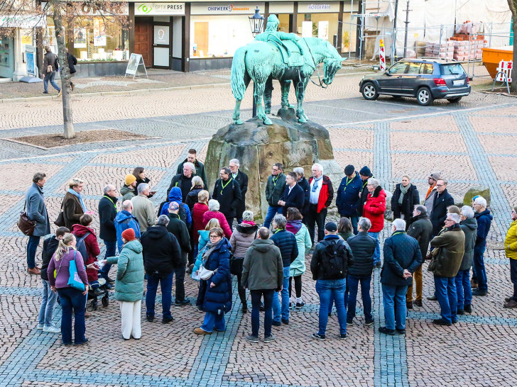 Im Februar fand ein Stadtspaziergang über den Stadtmarkt statt.