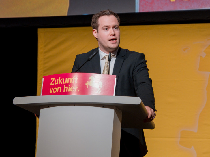 Lars Alt beim Landesparteitag der FDP Niedersachsen am vergangenen Wochenende. 