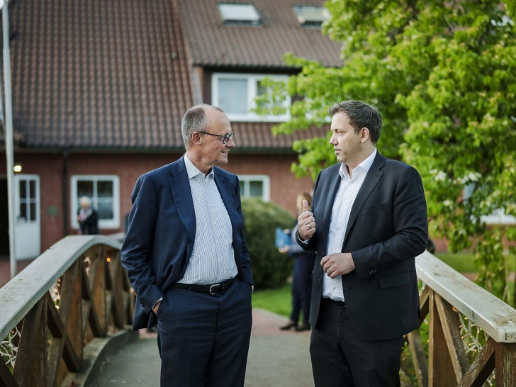 Friedrich Merz und Lars Klingbeil am 29.04.2026