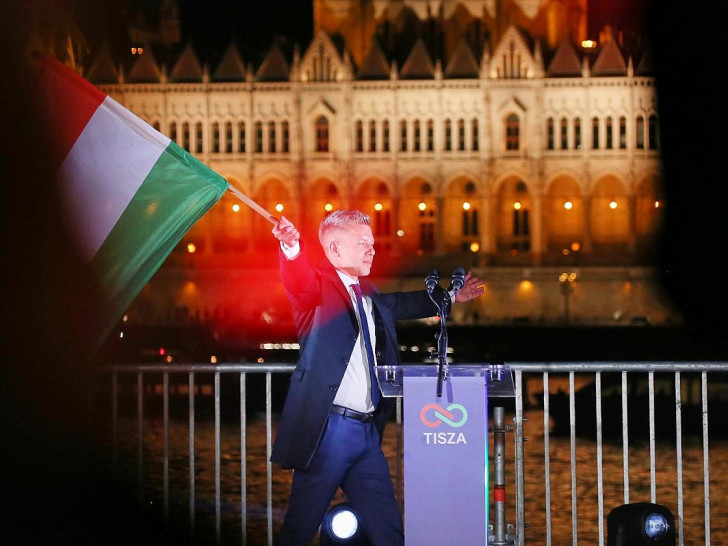 Péter Magyar am 12.04.2026