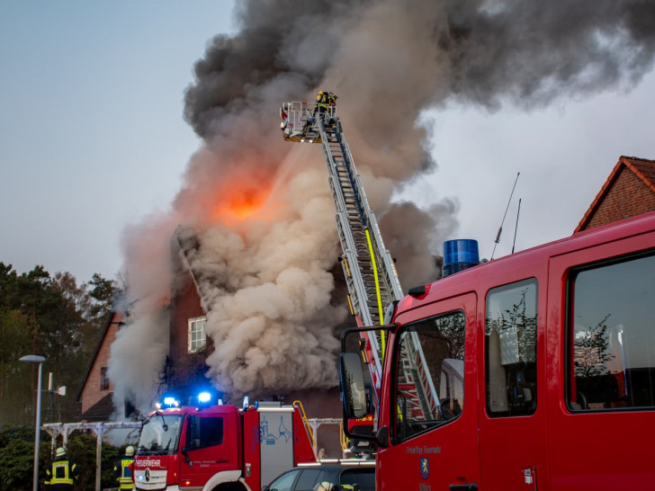 In Gifhorn kam es am Samstag zu einem Feuer in einem Mehrfamilienhaus.