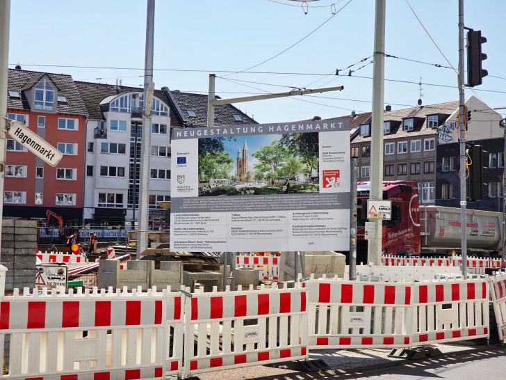 Der Hagenmarkt ist derzeit eine Großbaustelle.