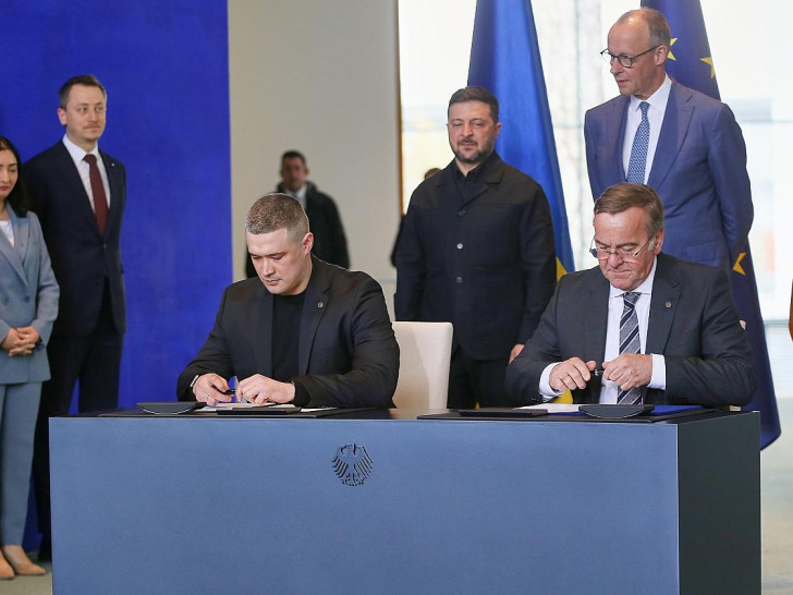 Unterzeichnung von deutsch-ukrainischem Absichtsabkommen am 14.04.2026