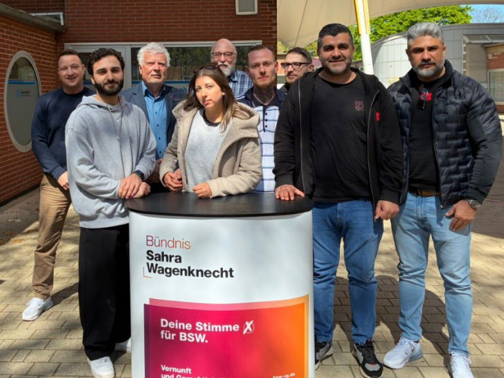 Die aufgestellten Kandidaten sowie Vertreter des Kreisverbandsvorstandes.   