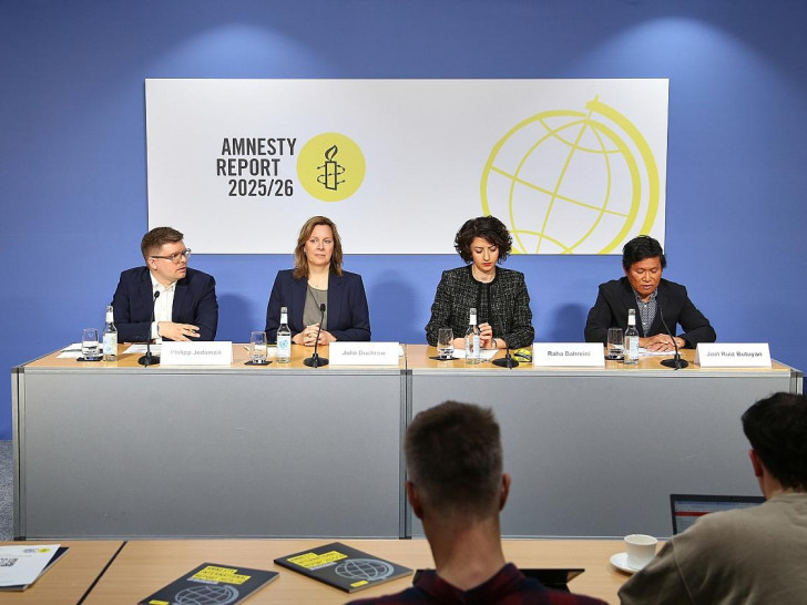 Vorstellung Amnesty-Report 2025 am 20.04.2026