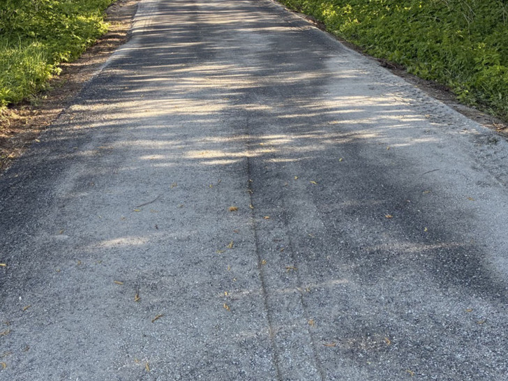 Die Spuren auf dem frisch sanierten Okerwanderweg sind nicht zu übersehen. Die Stadtverwaltung appelliert eindringlich, die Sperrung zu beachten, damit die Freigabe Ende Mai wie geplant erfolgen kann. 