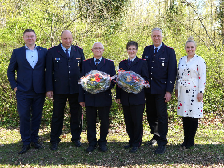Nils Neuhäuser, Carsten Schmidt, Frank Kotzott, Mareike Herold, Ulf Semmler und Christina Fritz (v. li.).