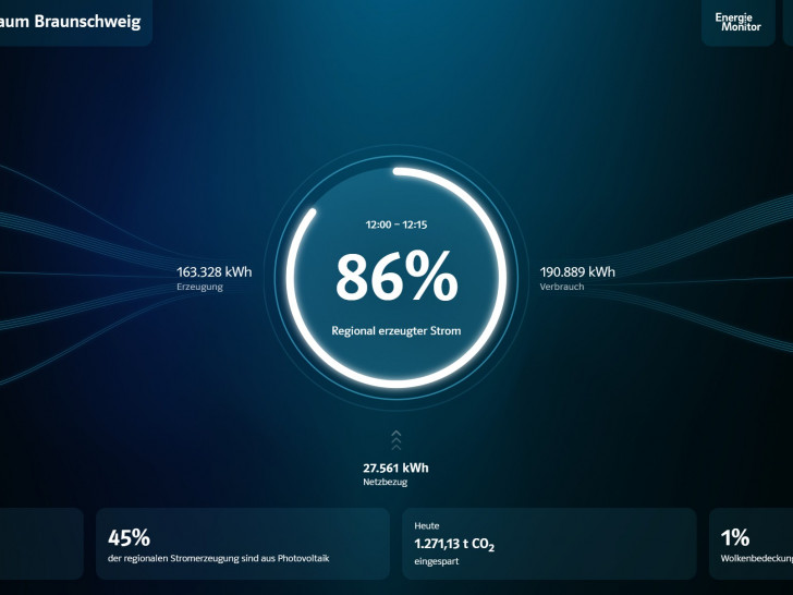 Ein Ausschnitt aus der Übersicht Energie-Monitor, der jetzt für alle online zugänglich ist.