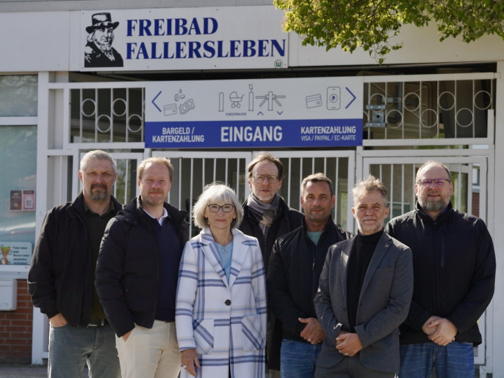 von links nach rechts: Eduard Schweigert, Roman Dettmann, Ulrike Köppe, Andreas König, Ulrich Kohnert, Andreas Klaffehn, Viktor Stuckert.