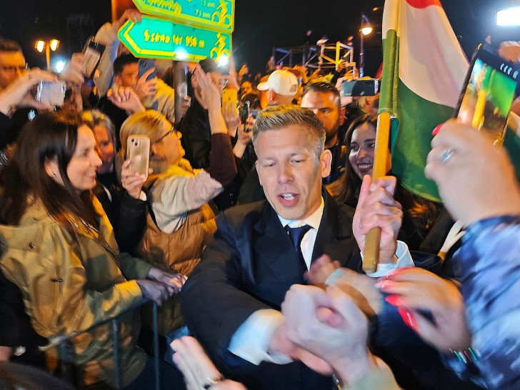 Péter Magyar am 12.04.2026