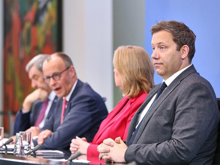 Pressekonferenz nach Koalitionsausschuss am 13.04.2026