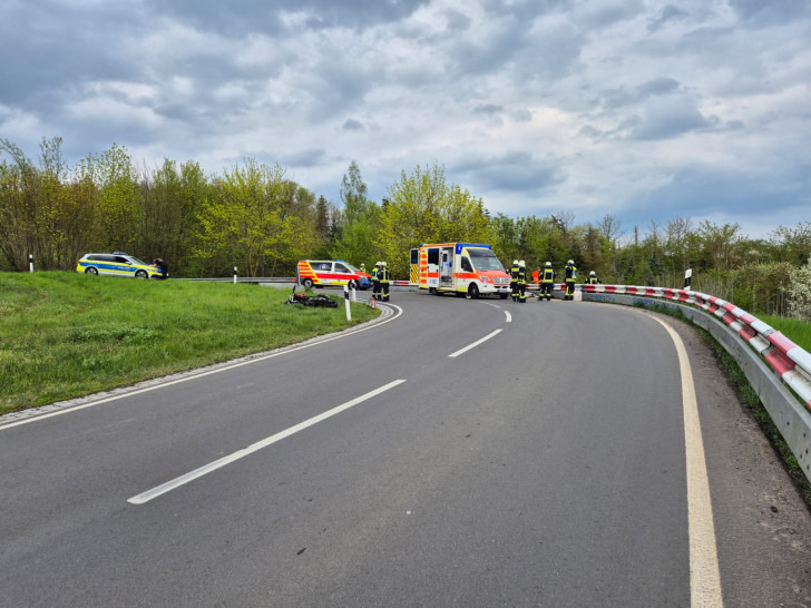 Zwischen Jerxheim und Jerxheim Bahnhof kam es zu einem Motorradunfall. 