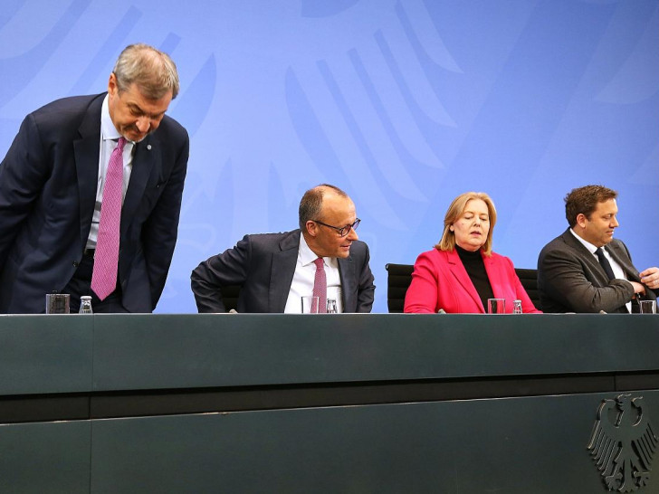 Pressekonferenz nach Koalitionsausschuss am 13.04.2026