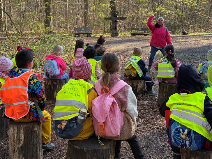 Auf dem Löwenpfad mit Ricarda.
