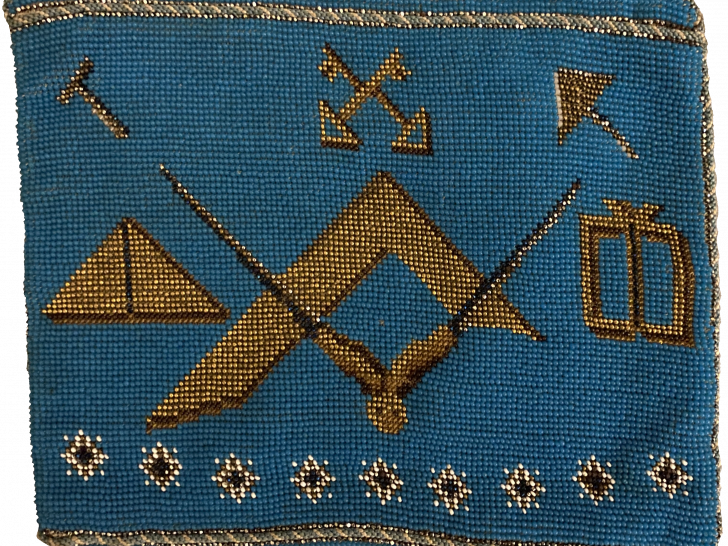 Diese Freimaurertasche (1800/1900) ist das "Exponat des Monats".