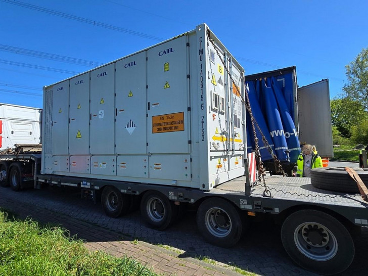 gestoppter Schwertransport (Archiv)