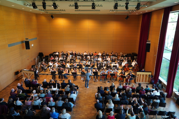 Hier gab es viel zu hören: Am Tag des Klassenmusizierens kommen Schüler aus drei Gymnasien zusammen.