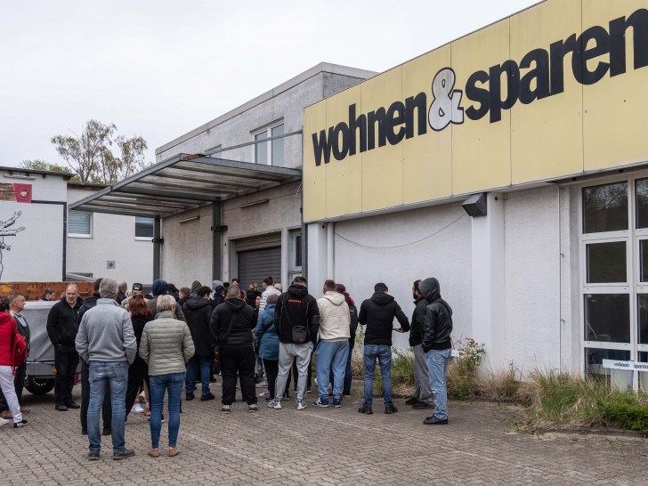 Großer Andrang: Die Aktion zieht viele Besucher an.