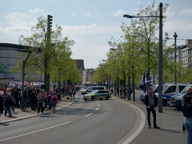In der Braunschweiger Innenstadt kommt es am heutigen Samstag zu Versammlungen