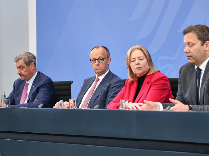 Pressekonferenz nach Koalitionsausschuss am 13.04.2026
