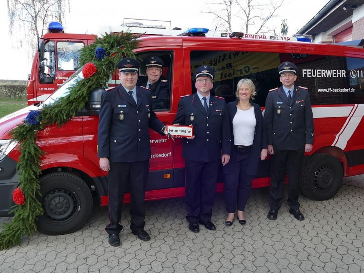 v.l. Sven Meyer, Dirk Dzaak (im MTF) Stefan Kohrs, Katharina Ebeling, Henning Sander (Archiv)
