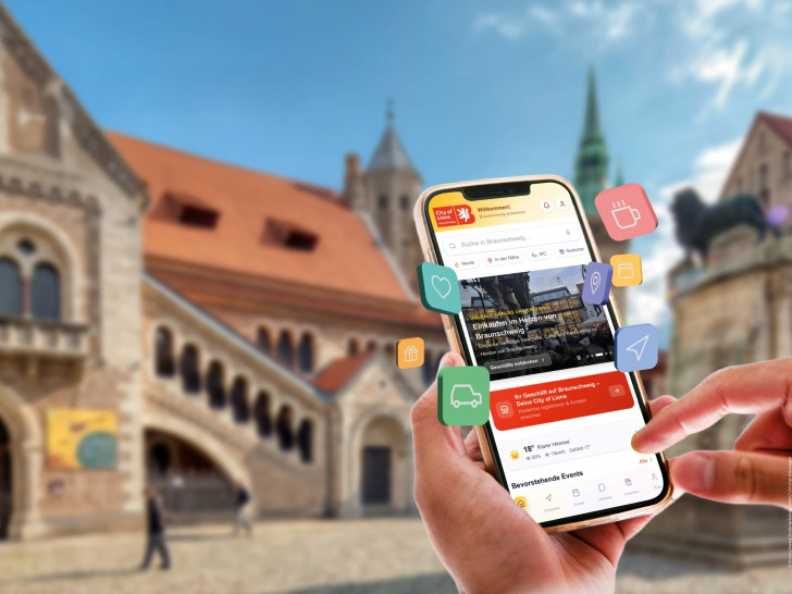Die neue Web App Braunschweig – Deine City of Lions bietet umfangreiche Infos zur Löwenstadt auf einen Blick.