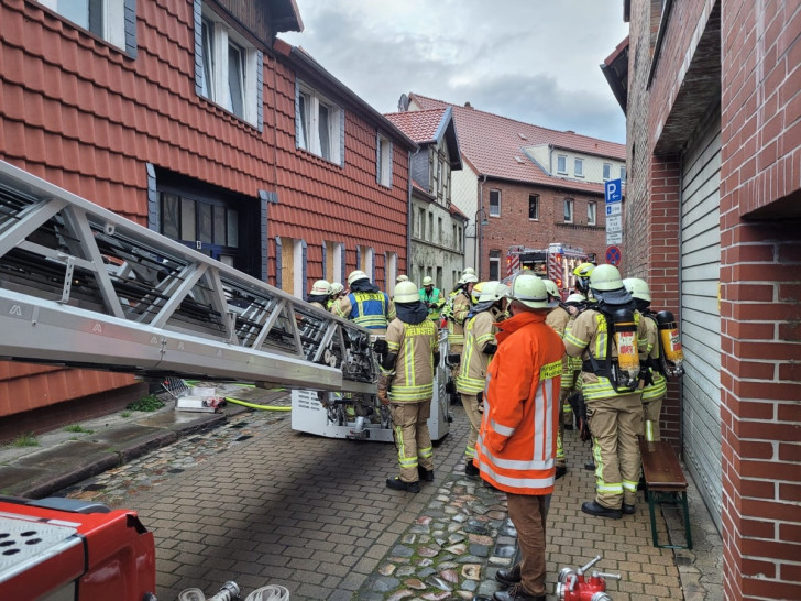 Die Feuerwehr musste in die Straße Fechtboden ausrücken.