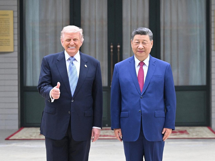 Donald Trump und Xi Jinping am 15.05.2026 in Peking