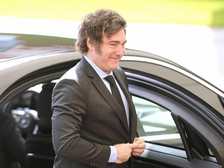 Javier Milei 2024 in Berlin (Archiv)