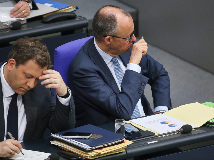 Lars Klingbeil und Friedrich Merz (Archiv)