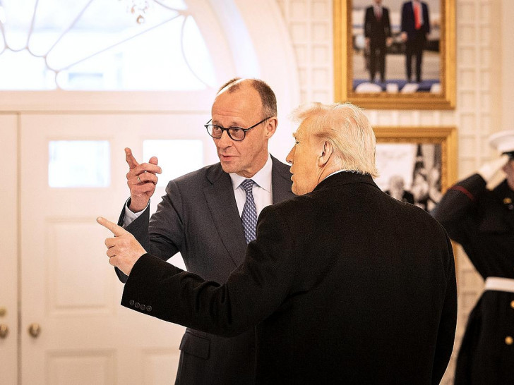 Friedrich Merz und Donald Trump (Archiv)