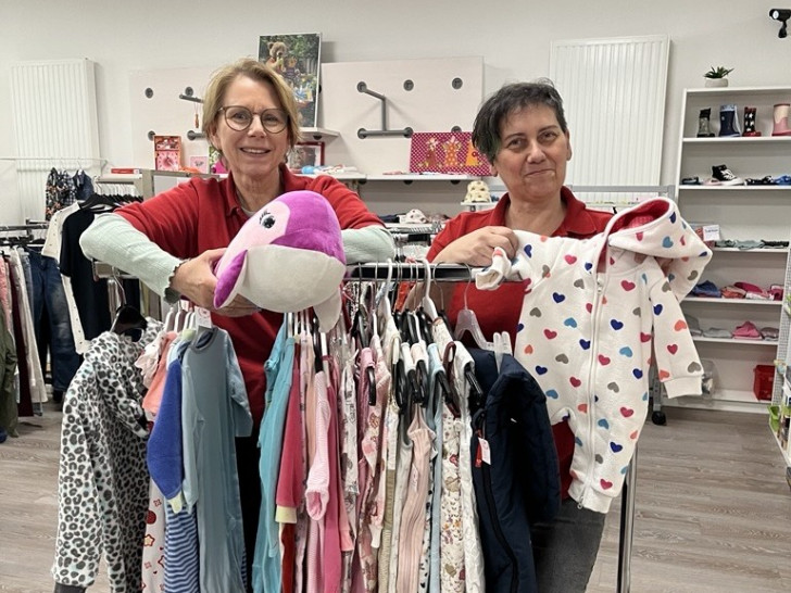 Das Team der Babytasche Dorothea Bosse und Stefanie Nörenberg.