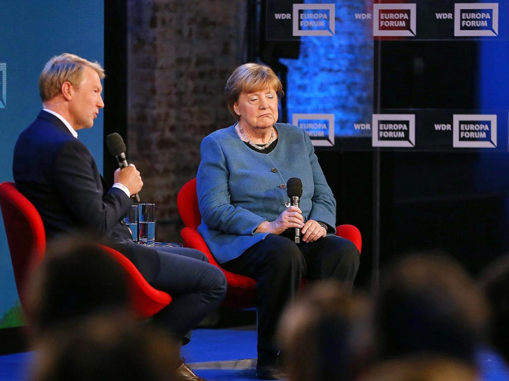Markus Preiß und Angela Merkel am 18.05.2026