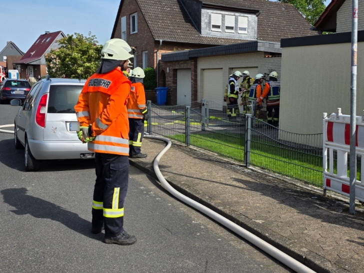 Die Feuerwehr im Einsatz.
