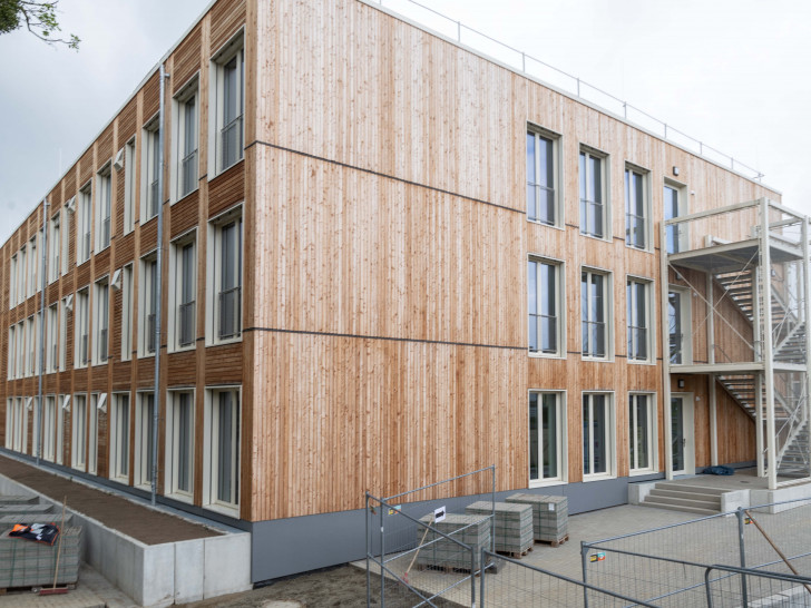 Der Neubau der Grundschule Altstadtschule am Standort Wiesenstraße.
