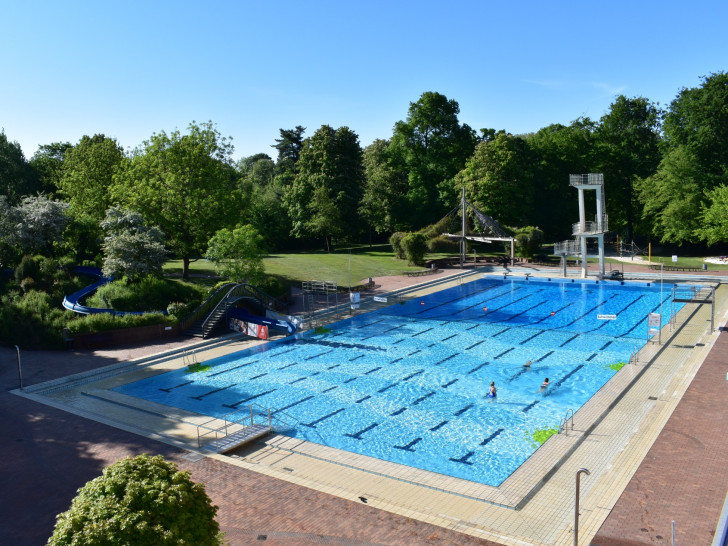 Das Freibad im Bürgerpark