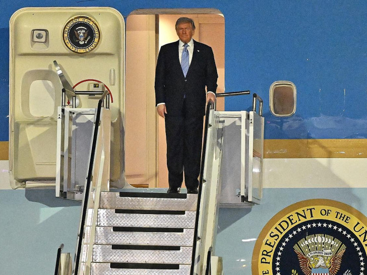 Donald Trump kommt in Peking an am 13.05.2026
