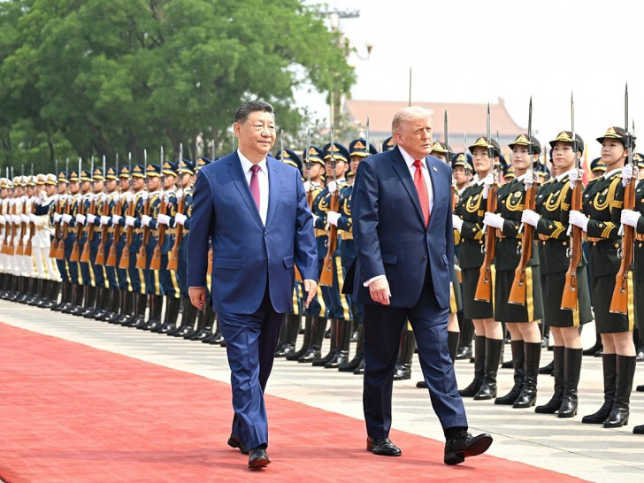 Chinas Präsident Xi empfängt Trump am 14.05.2026 in Peking