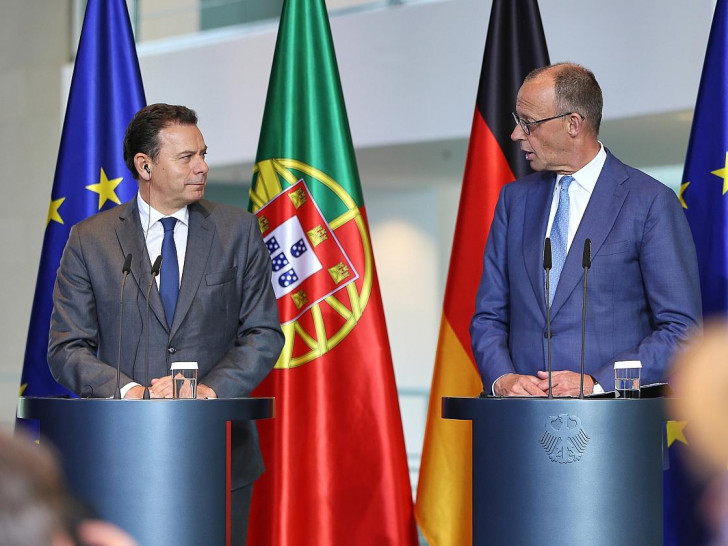 Luis Montenegro und Friedrich Merz am 05.05.2026