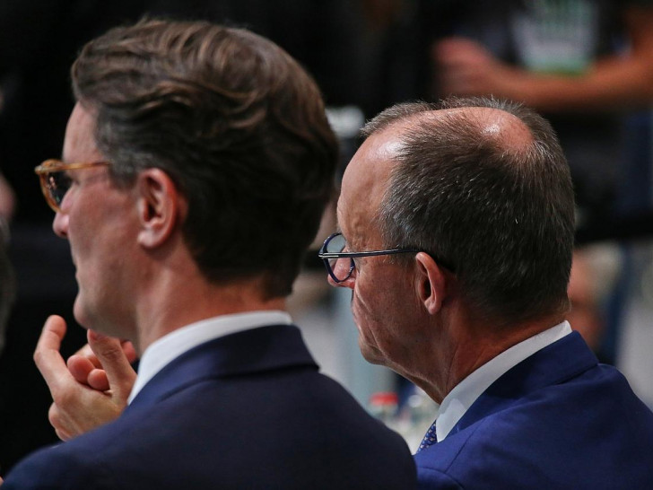 Hendrik Wüst und Friedrich Merz (Archiv)
