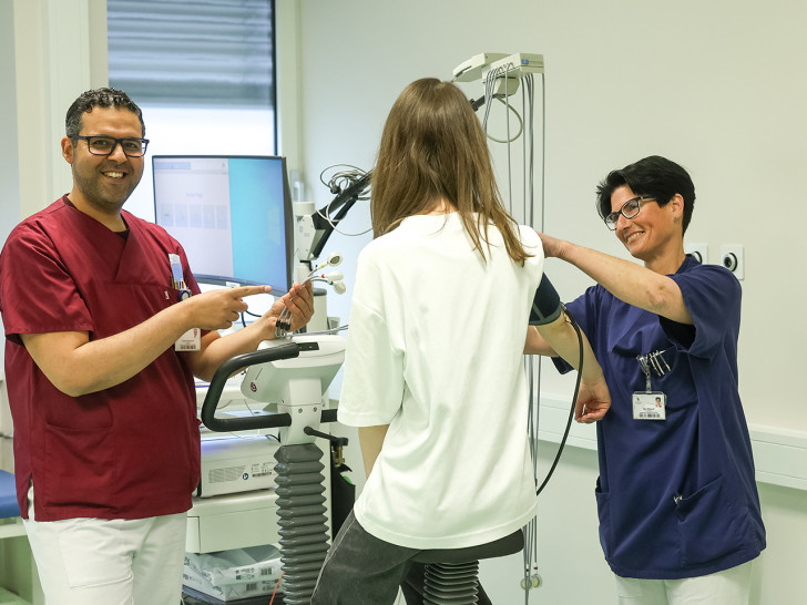 In den zahlreichen Untersuchungsräumen werden alle gängigen kardiologischen und gastroenterologischen Untersuchungsverfahren durchgeführt.