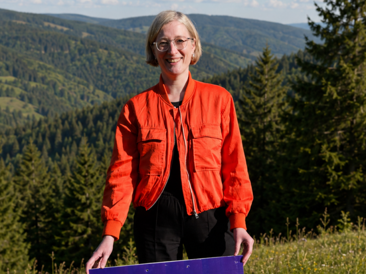 Die Volt-Kandidatin Nadine Filko will Landrätin in Goslar werden.