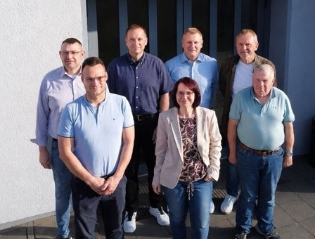 Holger Helwig, Marvin Bäumann, Marc Anton, Kathleen Frohse, Ralf Bode, Dietmar Kaufmann und Reiner Bergien (v. li.).