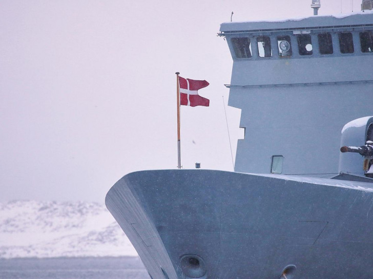 Dänisches Kriegsschiff in Grönland (Archiv)