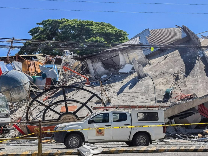 Erdbebenschäden auf den Philippinen am 08.06.2026